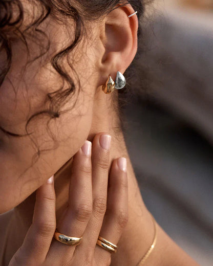 Roma | Earrings | White Gold