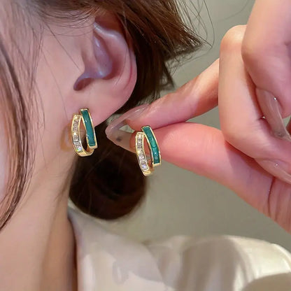 Quincy | Earrings | Emerald