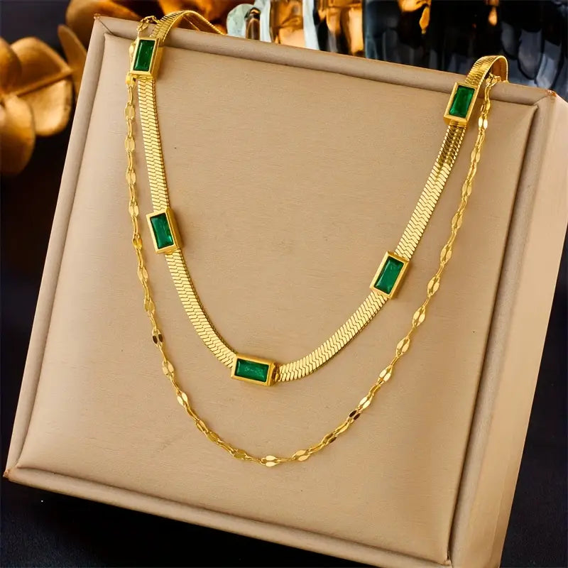 Sorella | Necklace | Emerald