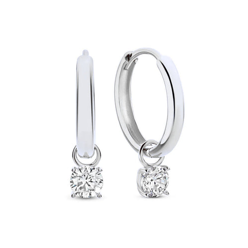 Faye | Earrings | White Gold