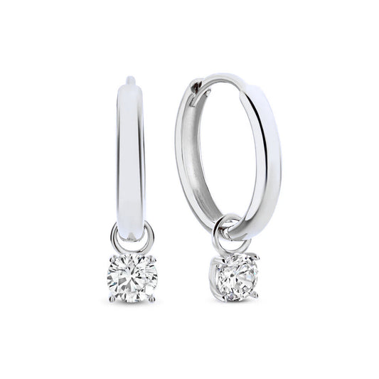 Faye | Earrings | White Gold