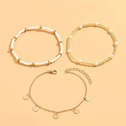 Corinne | Anklet Set | Gold