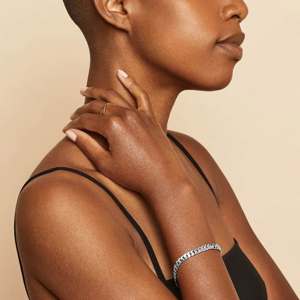 Mia | Bracelet | White Gold