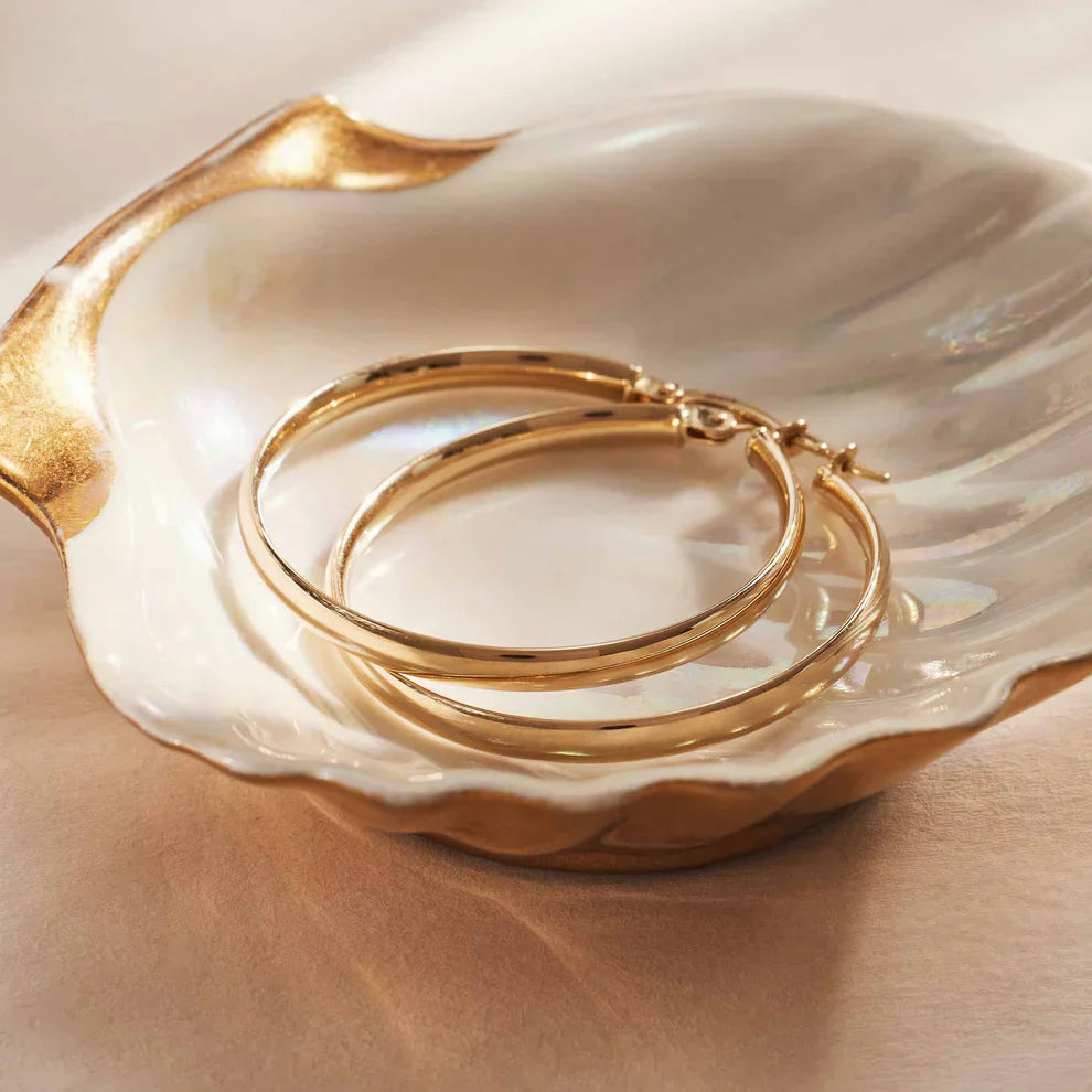 Noa| Earrings | White Gold