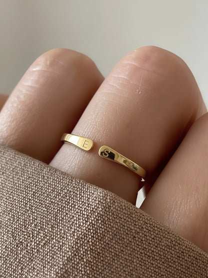 INITIALS LOVE RING