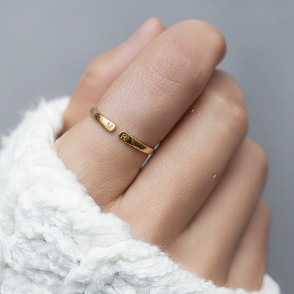 INITIALS LOVE RING
