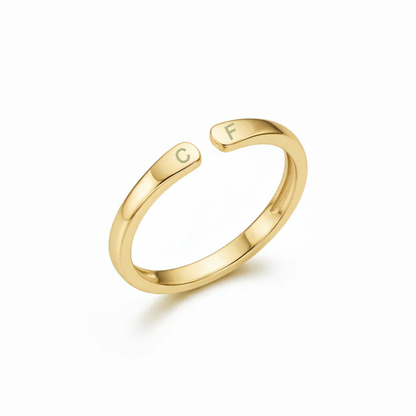 INITIALS LOVE RING