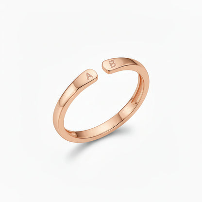 INITIALS LOVE RING