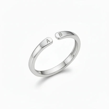 INITIALS LOVE RING
