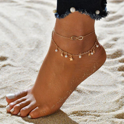 Emilia | Anklet | Gemstone