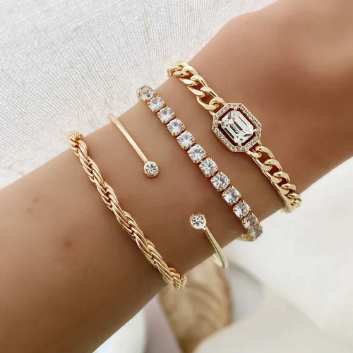 Domitia | Bracelet Set | Gold