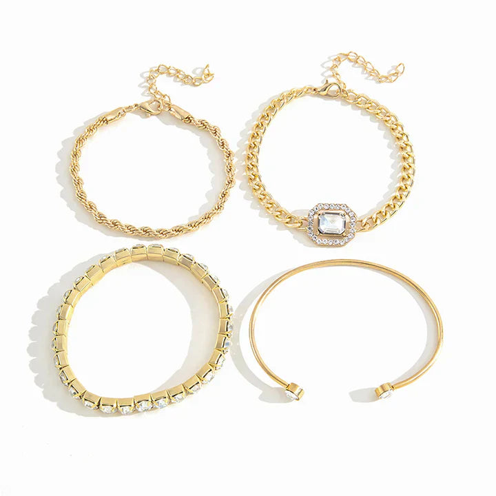 Domitia | Bracelet Set | Gold