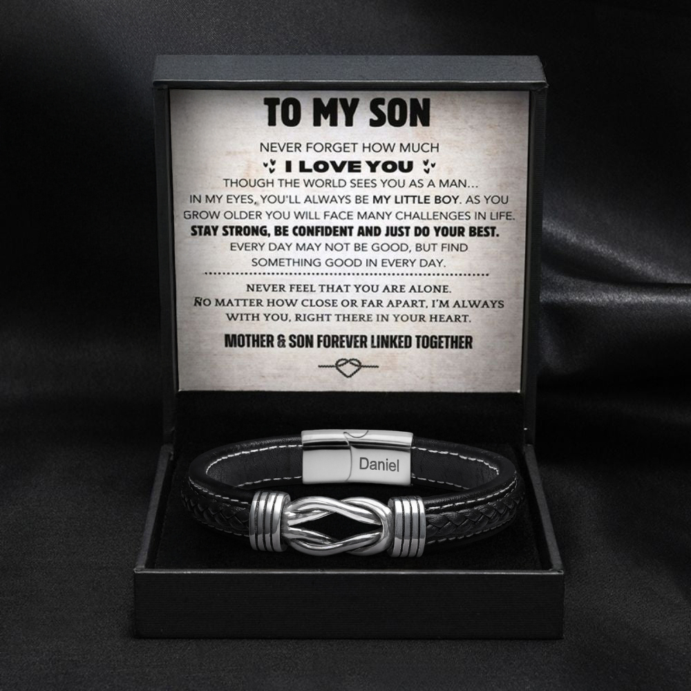 To My Son - Infinity Knot Bracelet