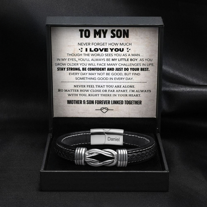 To My Son - Infinity Knot Bracelet